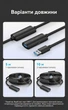 Активний подовжувач Vention USB 3.0 AM-AF 5 м 5 Гбіт/с з живленням USB-C Чорний (CBMBJ) - зображення 11