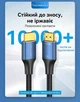Кабель Vention HDMI 2.1 1 м 8K 60Hz, 4K 120Hz, 48 Гбит/с, eARC, VRR, Dynamic HDR Синий (ALGLF) - изображение 7