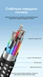 Кабель Vention USB-C - HDMI 4K 60Hz HDCP 2.2 алюмінієвий корпус 1.8 м Сірий (CRHHAC) - зображення 7