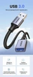 Кабель-удлинитель Ugreen US115 USB 3.0 5 Гбит/с 3 м нейлоновая оплетка Черный (10498) - изображение 13