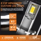 2 Светодиодные лампы H3 LED ДХВ 8 CSP 3570 12V - изображение 5