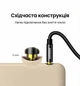 Кабель Ugreen AV112 AUX 3.5 мм - 3.5 мм 3 м Hi-Fi нейлоновая оплетка Синий (10688) - изображение 3