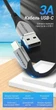 Кабель Vention USB 2.0 - USB Type-C 3A QC 3.0 1.5 м Сірий (CODHG) - зображення 6