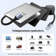 Кабель Ugreen US373 USB 3.0 Type-A - Type-A 5 Гбіт/с 0.5 м нейлонове обплетення Чорний (80789) - зображення 8