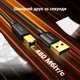 Кабель Ugreen US135 USB 2.0 Type-A - Type-B 2 м 480 Мбит/с, позолоченные коннекторы Черный (20847) - изображение 8