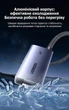 Кабель Ugreen CM675 USB-C > HDMI 2.0 4K 60Hz HDR PD 100W 2 м Сірий (65020) - зображення 14