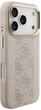 Панель Guess 4G Stripe MagSafe для Apple iPhone 17 Pro Max Pink (3666339520816) - зображення 4