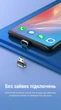 Кабель магнитный Vention 2 в 1 USB-A - Micro USB / USB-C 3 A нейлон 1.5 м Серый (CQMHG) - изображение 6