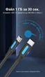 Кабель Vention USB 2.0 USB-C - Mini USB 480 Мбит/с 2 A 0.5 м Black (COWBD) - изображение 6
