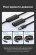 Активный удлинитель Vention USB 2.0 AM-AF 30 м 3 усилителя + питание USB-C Черный (CBKBT) - изображение 11