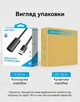 Активный удлинитель Vention USB 2.0 AM-AF 30 м 3 усилителя + питание USB-C Черный (CBKBT) - изображение 12