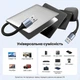 Кабель Ugreen US373 USB 3.0 Type-A - Type-A 5 Гбіт/с 2 м нейлонове обплетення Чорний (80791) - зображення 8