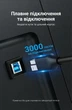 Кабель Vention USB-C - USB 3.0 Type-B 5 Гбіт/с 2 А екранований 1 м Чорний (CQVBF) - зображення 7