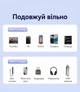 Кабель-подовжувач Vention USB 3.2 Gen 2 Type-C PD 100W 10 Гбіт/с 4K 60Гц 1 м Чорний (TRFBF) - зображення 12
