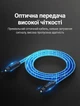 Оптический кабель Vention Toslink S/PDIF 5 м Hi-Fi, 5.1, Dolby Digital, DTS, позолоченные коннекторы Черный (BAEBJ) - изображение 6