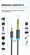 Кабель Vention Mini Jack 3.5 мм - Jack 6.35 мм 2 м TRS, стерео, позолоченные контакты Черный (BABBH) - изображение 7