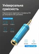 Аудиопереходник Vention 3.5 мм - 6.5 мм TRS Stereo Синий (VAB-S04-L) - изображение 3