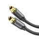 Кабель оптический Vention Toslink 10 м 5.1/7.1, Hi-Fi, хлопковая оплетка Черный (BAVBL) - изображение 1