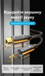 Кабель Vention Toslink - Mini Toslink 3.5 мм 2 м Hi-Fi 5.1 Dolby Digital DTS позолоченные коннекторы тканевая оплетка Черный (BKCBH) - изображение 2