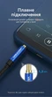 Кабель Vention AUX 3.5 мм - 3.5 мм 2 м Hi-Fi, хлопковая оплетка Синий (BAWLH) - изображение 14
