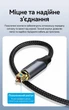 Кабель Vention Optical Toslink (S/PDIF) 1 м Hi-Fi 5.1, позолоченные коннекторы, хлопковая оплетка Черный (BAVBF) - изображение 8