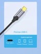 Аудіокабель Vention USB-C - 2 RCA 1.5 м Позолочені контакти, бавовняне обплетення Сірий (BGUHG) - зображення 11
