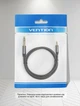 Кабель Vention Jack 3.5mm - Jack 6.5mm 1.5 м Hi-Fi Stereo, нейлоновая оплетка Серый (BAIHG) - изображение 9