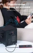 Аудиокабель Vention 3.5 мм - 2RCA 8 м Серый, Hi-Fi, позолоченные контакты, хлопковая оплетка (BCNBK) - изображение 4
