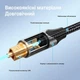 Оптический аудиокабель Vention Toslink 3 м S/PDIF, Hi-Fi, 5.1, в оплетке Серый (BAVHI) - изображение 2