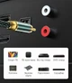 Кабель Vention RCA Coaxial 3 м 75 Ом, Hi-Fi, посеребренный, Зеленый (BCTGI) - изображение 9