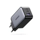 Зарядний пристрій Ugreen CD244 65W GaN 2xUSB-C + USB-A PD 3.0 QC 4.0 PPS Чорний (10335) - зображення 1