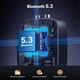 Bluetooth-аудіоресивер Ugreen CM123 Bluetooth 5.3 3.5 мм AUX, 2RCA, акумулятор до 8 год Чорний (30445) - зображення 4