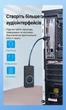 Внешняя звуковая карта Vention USB 2.0 - 3x 3.5 мм 0.5 м регулятор громкости, кнопки отключения звука Черный (CDRBD) - изображение 5
