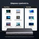 Док-станція Ugreen CM639 8-в-1 USB-C 2xHDMI DisplayPort 2xUSB-A/2xUSB-C 3.2 10 Гбіт/с PD 100W 4K 60Hz 30 см Сірий (35625) - зображення 12