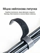 Органайзер кабелів Vention стрічка-липучка нейлонова 1 м 11 мм Чорний (KAABA) - зображення 5