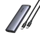 Внешний карман для M.2 NVMe SSD Ugreen CM767 USB-C 3.2 Gen2 10 Гбит/с алюминий кабель USB-C - USB-C 0.3 м Серый (35267) - изображение 1