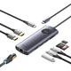 Док-станция Vention USB-C 9-в-1 MST 2xHDMI 4K 60Hz PD 100W RJ45 USB 3.0 SD/TF 0.15 м Серый (TQVHB) - изображение 1