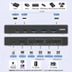KVM-перемикач Ugreen CM692 HDMI 2.1 2 ПК - 1 монітор 8K 60Hz 4K 144Hz 3xUSB-A + 1xUSB-C 3.0 Сірий (25961) - зображення 8