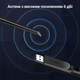 Wi-Fi адаптер Ugreen CM763 Wi-Fi 6 AX900 USB 2.4/5 ГГц внешняя антенна 6 dBi Черный (35265) - изображение 3