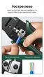 Кримпер Ugreen NW136 RJ45 RJ12 RJ11 8P 6P для обжима, резки и зачистки, лезвия SK5 Черный/Зеленый (70683) - изображение 5