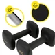 Гантели виниловые Cornix Square 2 x 5 кг XR-0410 Black - изображение 2