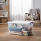 Контейнер з кришкою, пластиковий 28 л (070-WHITE) - зображення 4