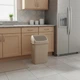 Ведро для мусора прямоугольное с поворотной крышкой 35 л, пластиковое, 36x 29,4 x 46 см, Кремовый (071-CREAMY) - изображение 3