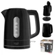 Електрочайник Adler AD 1380 black, 1.0L, STRIX, 2200 Вт - зображення 1