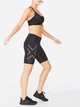 Велосипедки женские 2XU Light Speed Mid-Rise CompShort WA6593b_BLK/GRF S Черные (9336340663522) - изображение 3
