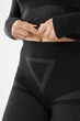 Термобелье женское Viking Ilsa black grey комплект термокофта термоштаны для зимы лыжного спорта прогулок повседневного использования серый - 500151977-08 - S - изображение 5