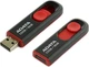 Флеш накопитель USB 16Gb ADATA C008, Black/Red, USB 2.0 (AC008-16G-RKD) - изображение 1