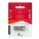 Флеш накопичувач USB 4Gb T&G Metal TG117, Silver, USB 2.0 (TG117SL-4G) - зображення 4