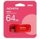 Флеш накопитель USB 64Gb ADATA UV240, Red, USB 2.0 (AUV240-64G-RRD) - изображение 6
