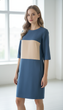 Платье inDresser M Синий (IN-0203Н008А-Blue) - изображение 4